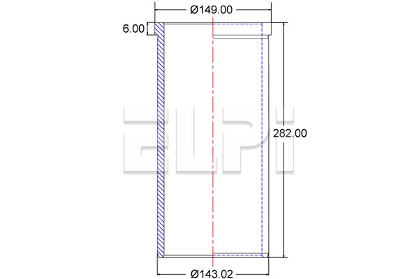 Camasa cilindru LP180 2638 ELPI